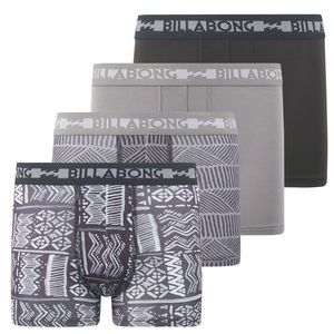 NEW Billabong Boys Underwear 4 Pack Boxer Briefs for Boys 6-18 Durable Stretch B